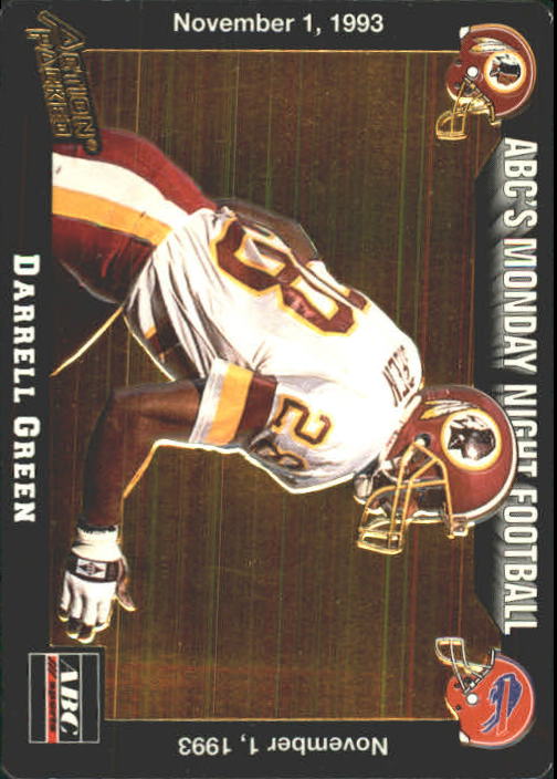 1993 Action Packed Monday Night Football #34 Darrell Green