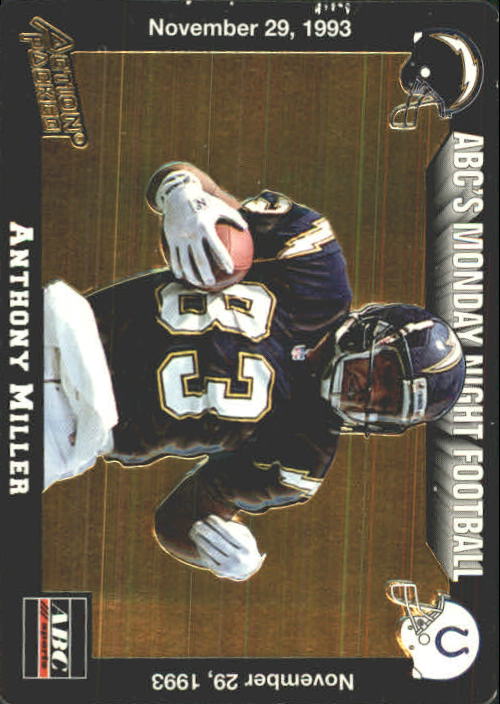 1993 Action Packed Monday Night Football #53 Anthony Miller