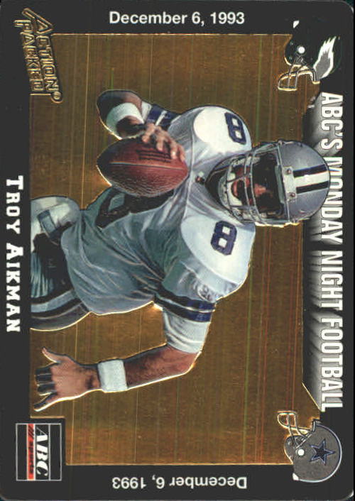 1993 Action Packed Monday Night Football #61 Troy Aikman