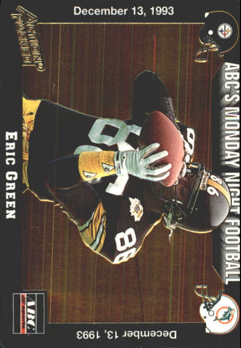 1993 Action Packed Monday Night Football #62 Eric Green