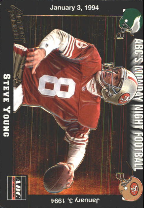 1993 Action Packed Monday Night Football #77 Steve Young