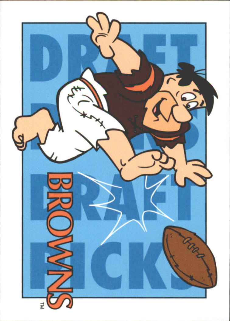 1993 Cardz Flintstones NFL #5 Cleveland Browns