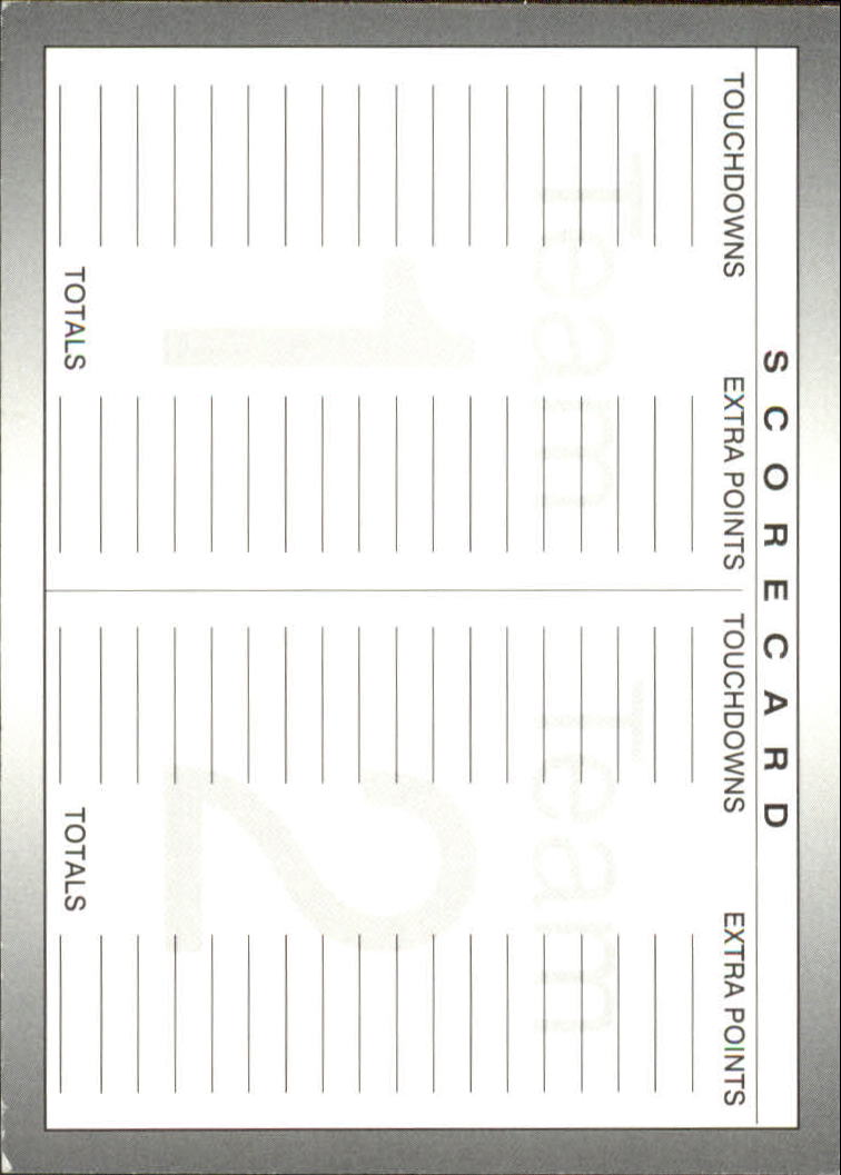 1993 FACT Fleer Shell Football Cards - Picture 2 of 213