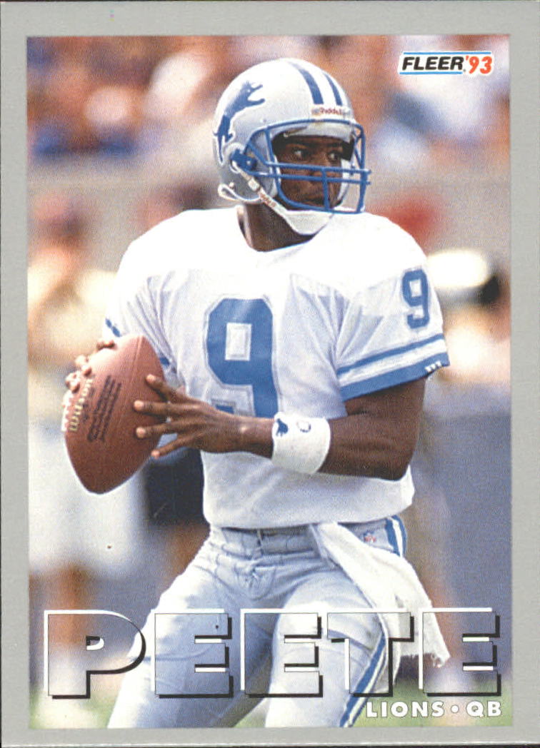 1993 FACT Fleer Shell Football Cards - Picture 18 of 213