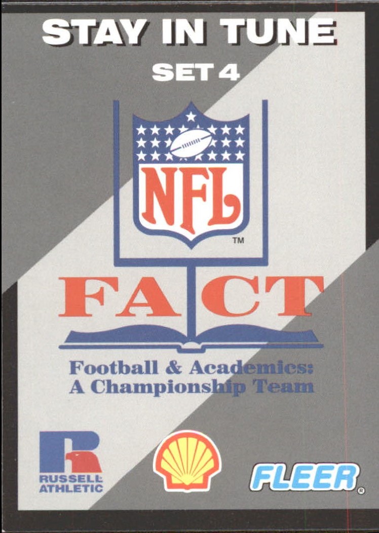 1993 FACT Fleer Shell Football Cards - Picture 106 of 213