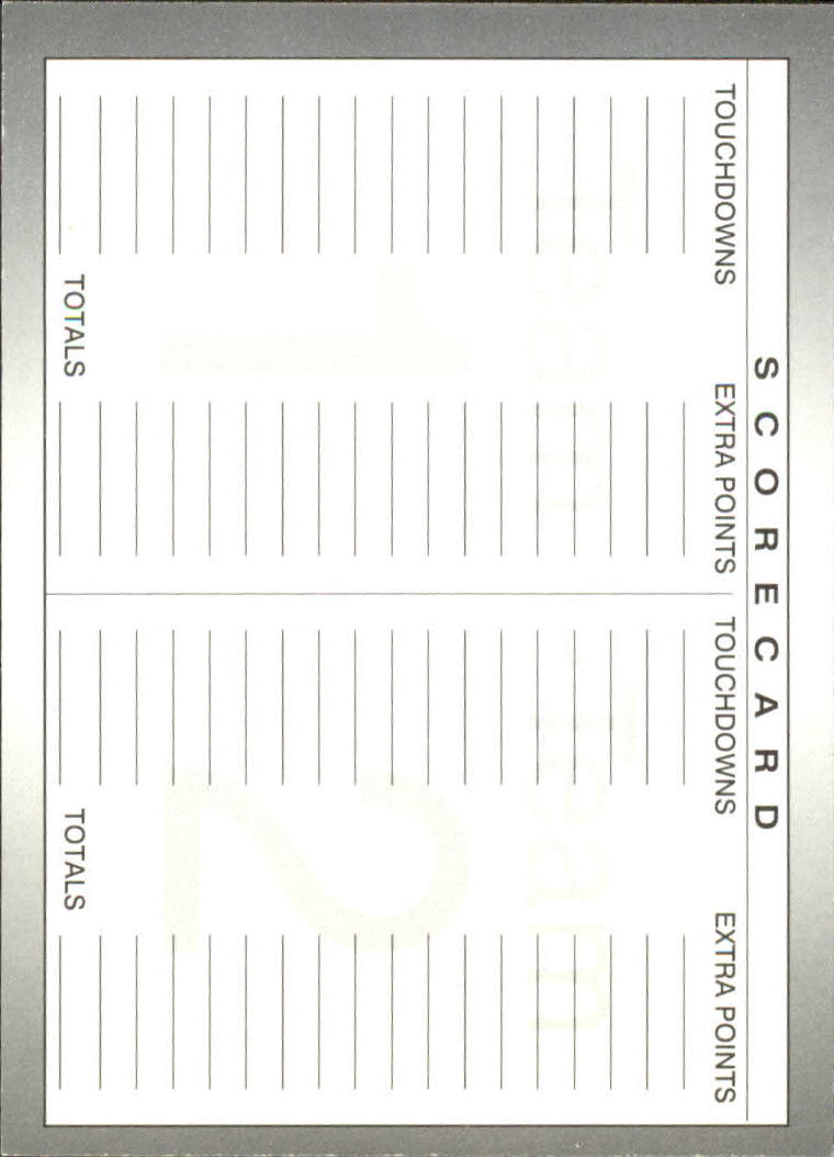 1993 FACT Fleer Shell Football Cards - Picture 179 of 213