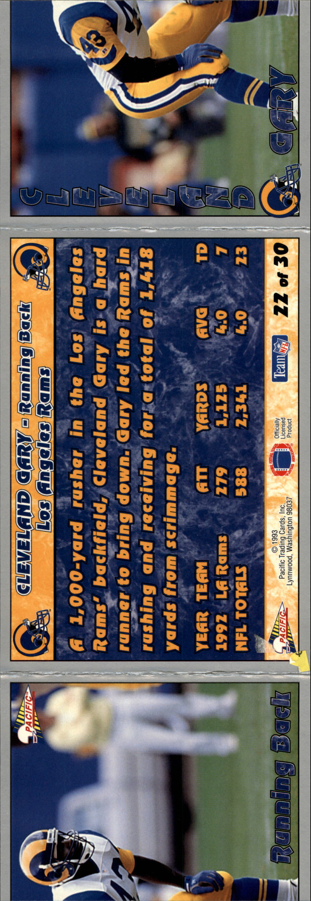 B0352 - 1993 Pacific Dreifachordner FB OVERSIZED - Sie wählen aus - 15+ KOSTENLOSER US-VERSAND - Bild 29 von 41