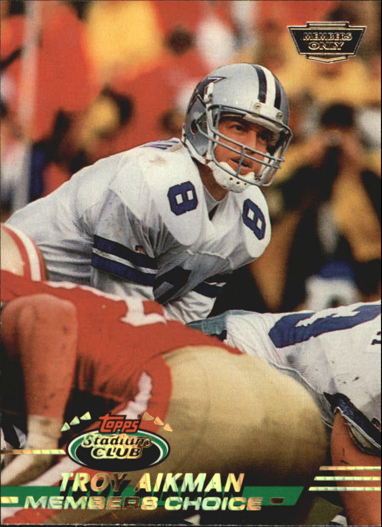 1993 Stadium Club Members Only Parallel #242 Troy Aikman MC