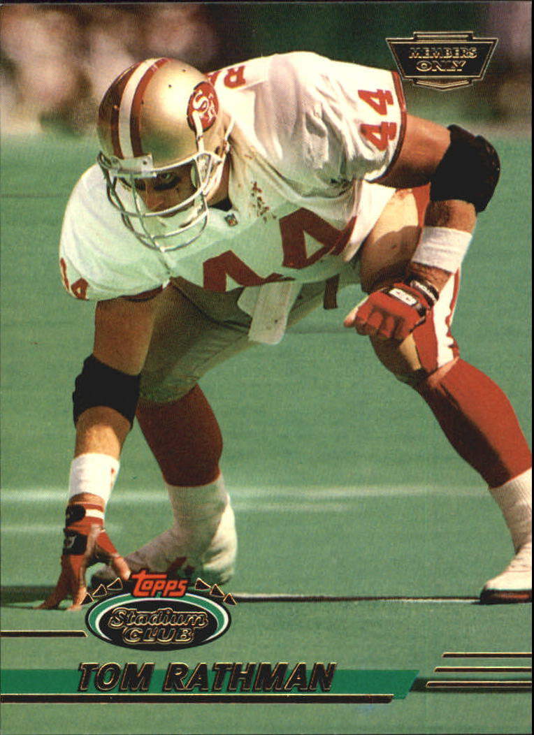 Tom Rathman Autographed SF 49ers 1991 Pro Set Football Card Beckett –  www.