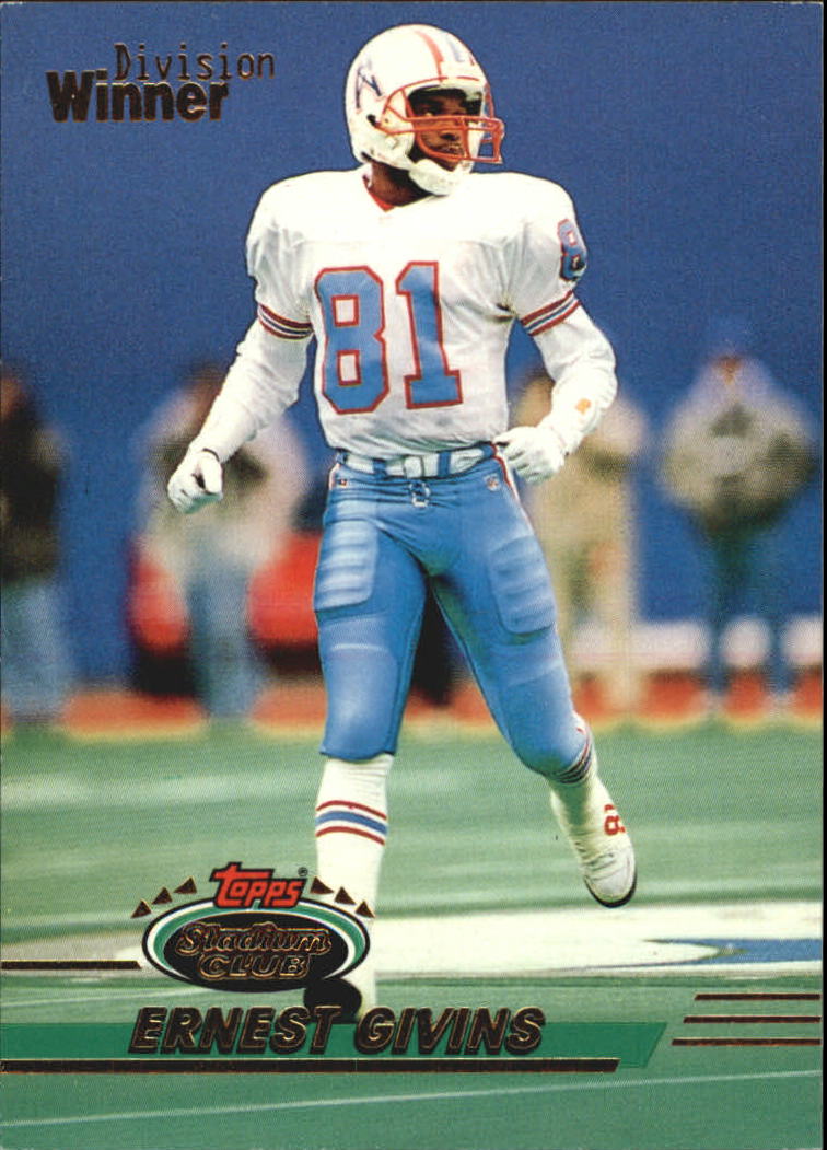 1988 Topps 1000 Yard Club Ernest Givins Houston Oilers #11