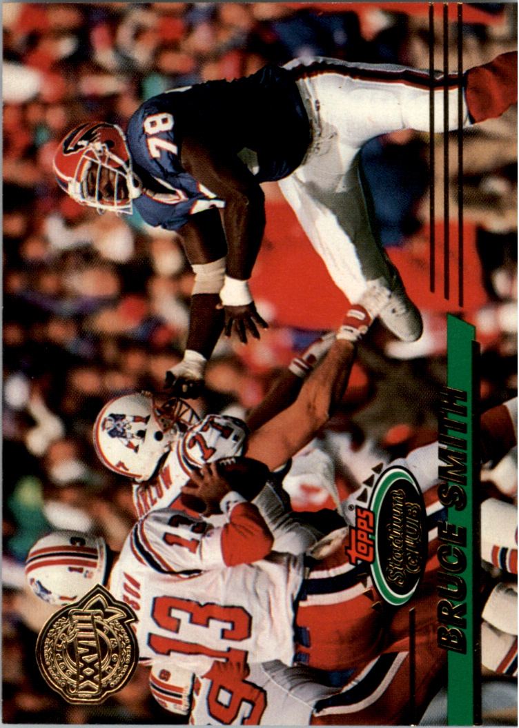 1993 Stadium Club Super Teams Super Bowl #54 Bruce Smith