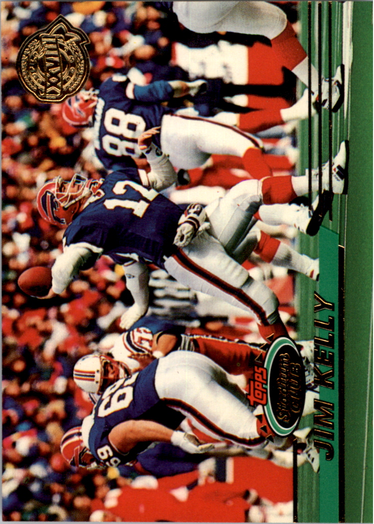 1993 Stadium Club Super Teams Super Bowl #75 Jim Kelly UER