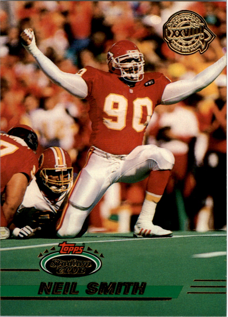1993 Stadium Club Super Teams Super Bowl #133 Neil Smith