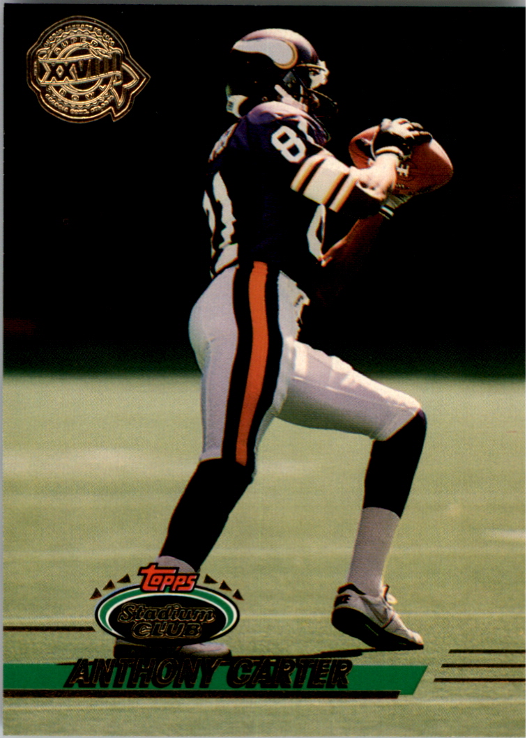 1993 Stadium Club Super Teams Super Bowl #214 Anthony Carter
