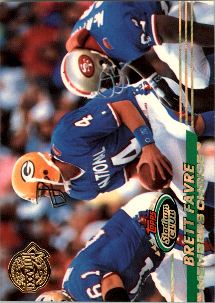 1993 Stadium Club Super Teams Super Bowl #498 Brett Favre MC