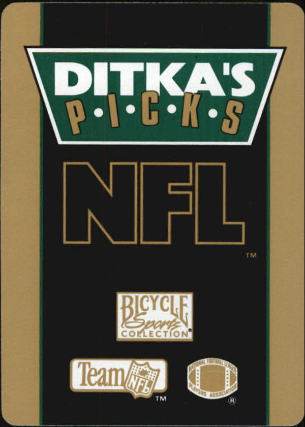 1993 U.S. Playing Cards Ditka's Picks #7S Deion Sanders - NM-MT