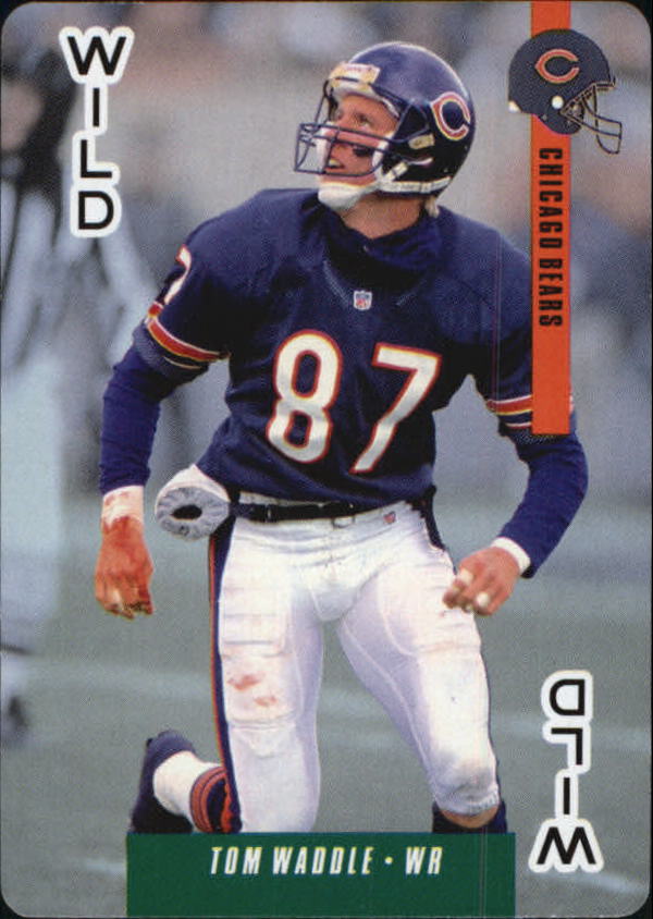 Tom Waddle autographed football card (Chicago Bears) 1993