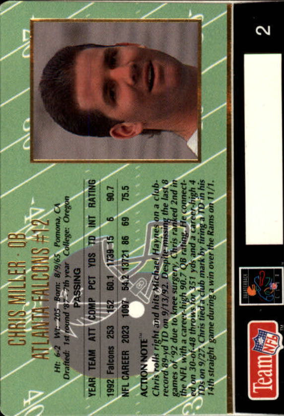A0633- 1993 Action Packed FB Cards 1-222 +Rookies -You Pick- 15+ FREE US SHIP - Picture 3 of 368