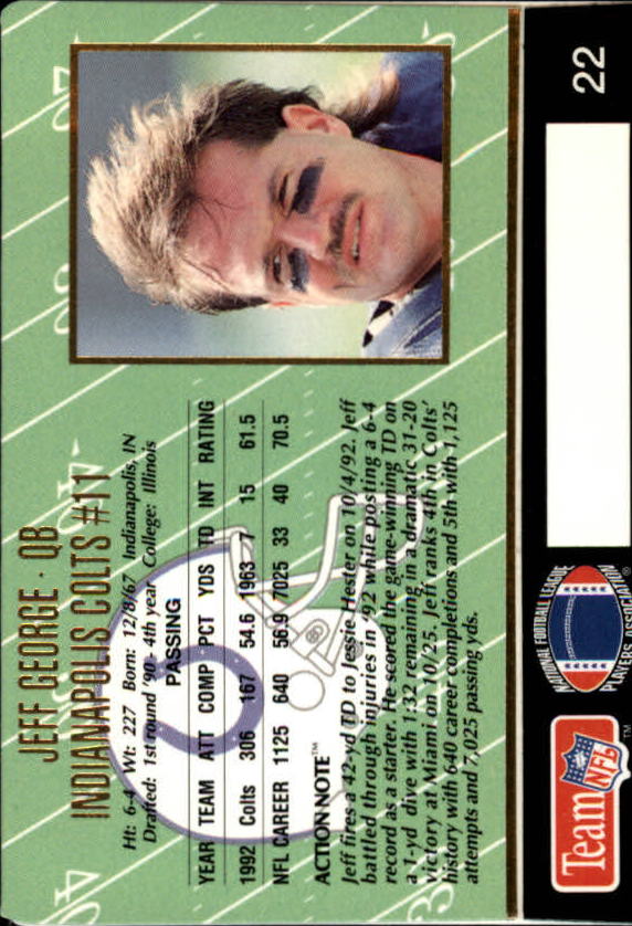 A0633- 1993 Action Packed FB Cards 1-222 +Rookies -You Pick- 15+ FREE US SHIP - Picture 29 of 368