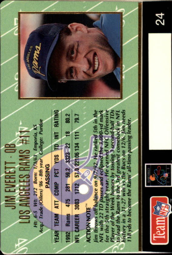 A0633- 1993 Action Packed FB Cards 1-222 +Rookies -You Pick- 15+ FREE US SHIP - Picture 32 of 368