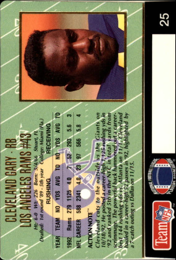 A0633- 1993 Action Packed FB Cards 1-222 +Rookies -You Pick- 15+ FREE US SHIP - Picture 34 of 368