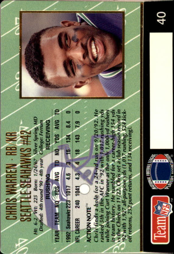 A0633- 1993 Action Packed FB Cards 1-222 +Rookies -You Pick- 15+ FREE US SHIP - Picture 56 of 368