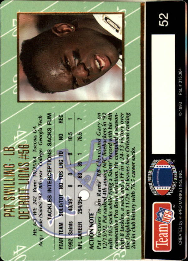 A0633- 1993 Action Packed FB Cards 1-222 +Rookies -You Pick- 15+ FREE US SHIP - Picture 76 of 368