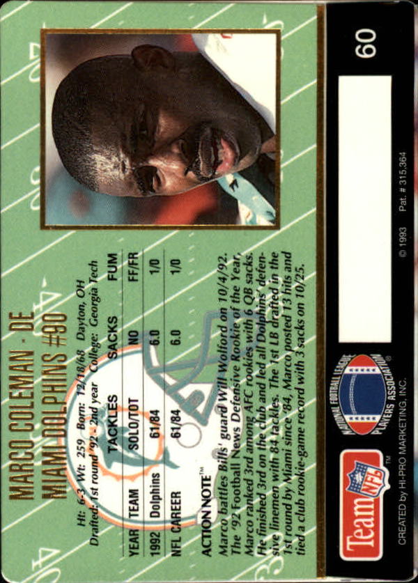 A0633- 1993 Action Packed FB Cards 1-222 +Rookies -You Pick- 15+ FREE US SHIP - Picture 90 of 368