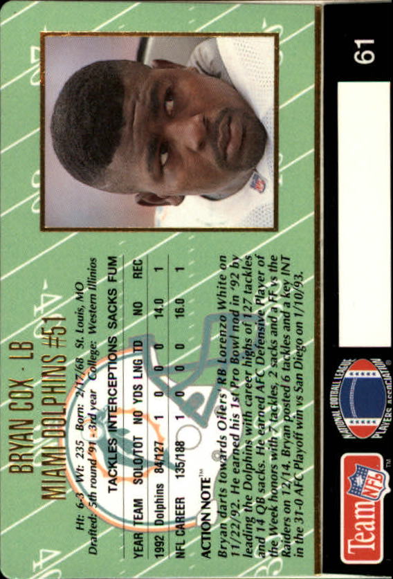 A0633- 1993 Action Packed FB Cards 1-222 +Rookies -You Pick- 15+ FREE US SHIP - Picture 92 of 368