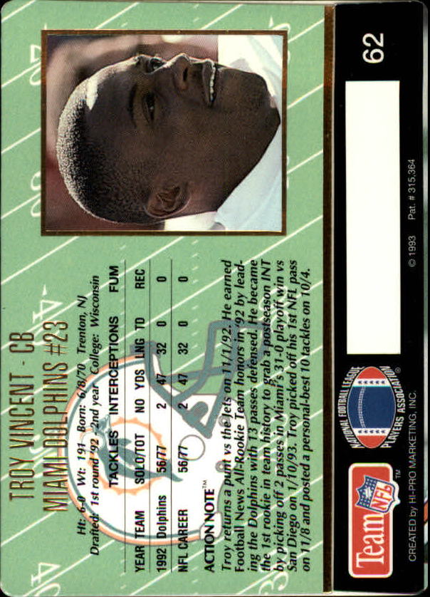 A0633- 1993 Action Packed FB Cards 1-222 +Rookies -You Pick- 15+ FREE US SHIP - Picture 94 of 368
