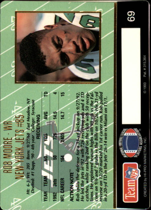 A0633- 1993 Action Packed FB Cards 1-222 +Rookies -You Pick- 15+ FREE US SHIP - Picture 104 of 368
