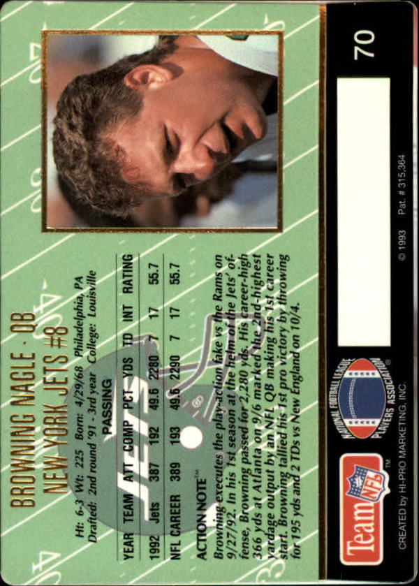A0633- 1993 Action Packed FB Cards 1-222 +Rookies -You Pick- 15+ FREE US SHIP - Picture 106 of 368