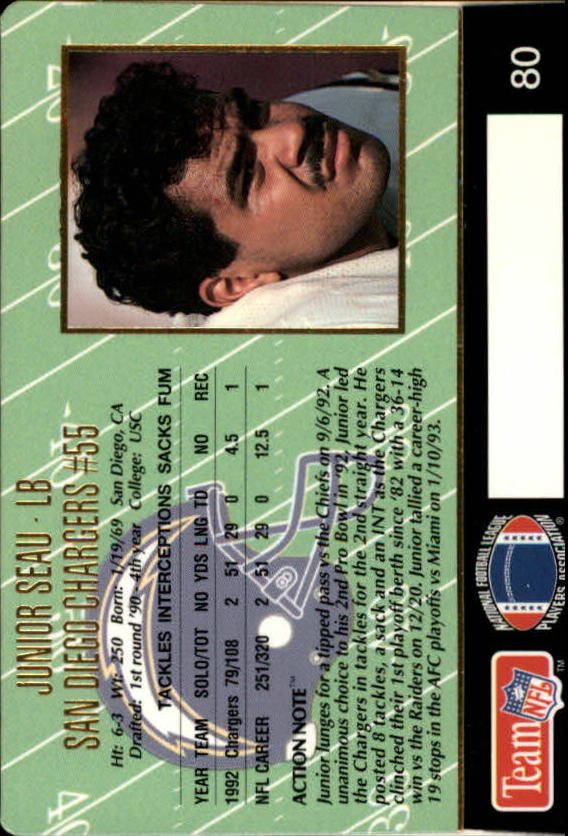 A0633- 1993 Action Packed FB Cards 1-222 +Rookies -You Pick- 15+ FREE US SHIP - Picture 124 of 368