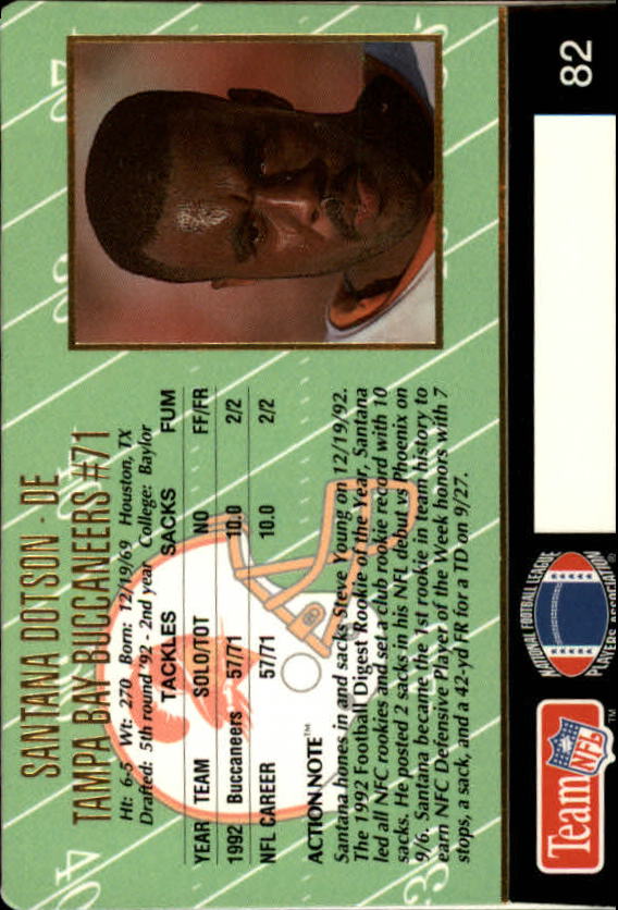 A0633- 1993 Action Packed FB Cards 1-222 +Rookies -You Pick- 15+ FREE US SHIP - Picture 128 of 368