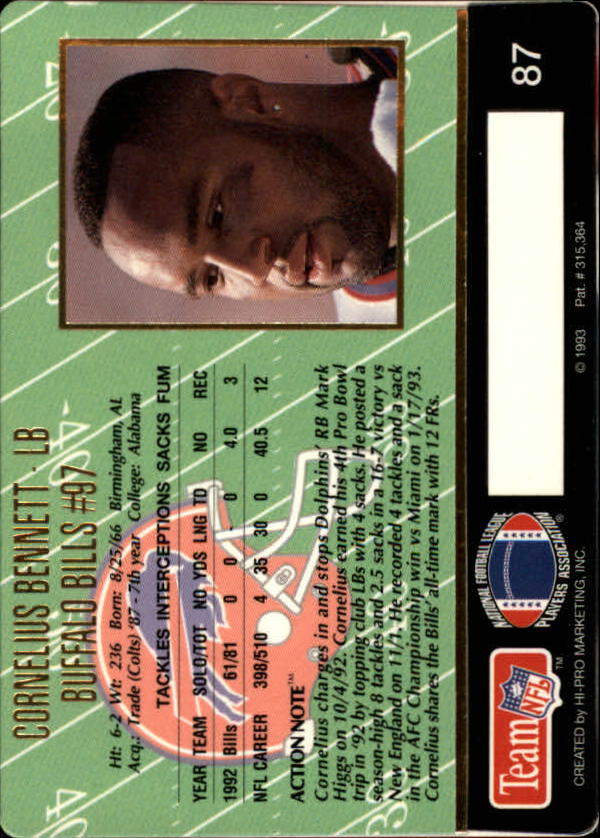 A0633- 1993 Action Packed FB Cards 1-222 +Rookies -You Pick- 15+ FREE US SHIP - Picture 138 of 368