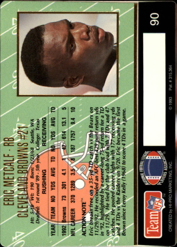 A0633- 1993 Action Packed FB Cards 1-222 +Rookies -You Pick- 15+ FREE US SHIP - Picture 144 of 368