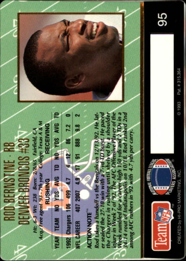 A0633- 1993 Action Packed FB Cards 1-222 +Rookies -You Pick- 15+ FREE US SHIP - Picture 152 of 368
