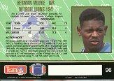 1993 Action Packed #96 Herman Moore back image
