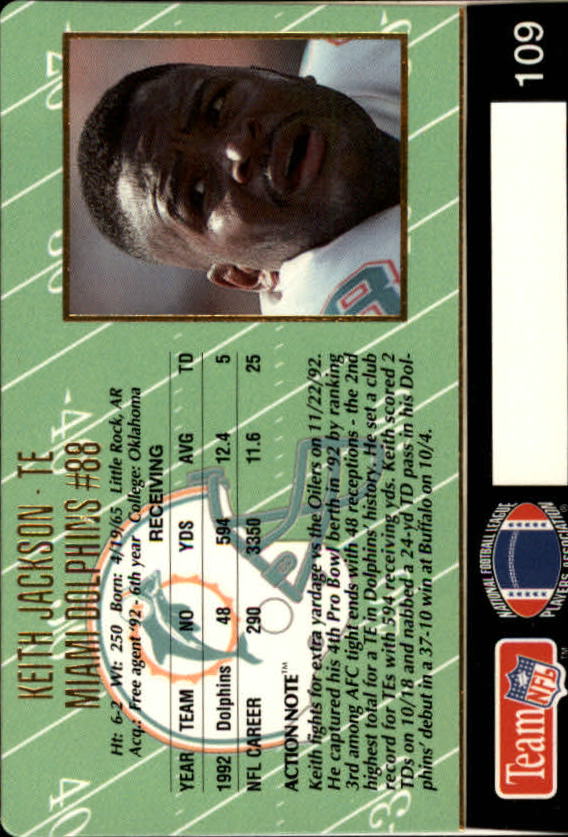 A0633- 1993 Action Packed FB Cards 1-222 +Rookies -You Pick- 15+ FREE US SHIP - Picture 178 of 368