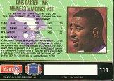1993 Action Packed #111 Cris Carter back image