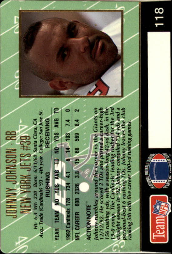 A0633- 1993 Action Packed FB Cards 1-222 +Rookies -You Pick- 15+ FREE US SHIP - Picture 194 of 368