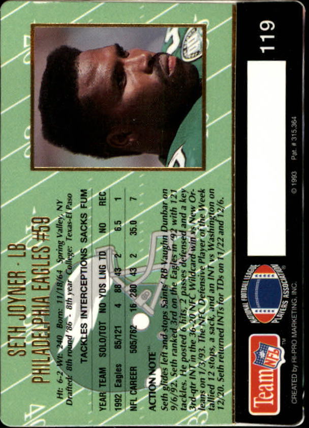 A0633- 1993 Action Packed FB Cards 1-222 +Rookies -You Pick- 15+ FREE US SHIP - Picture 196 of 368