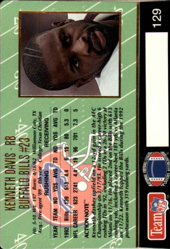 A0633- 1993 Action Packed FB Cards 1-222 +Rookies -You Pick- 15+ FREE US SHIP - Picture 216 of 368