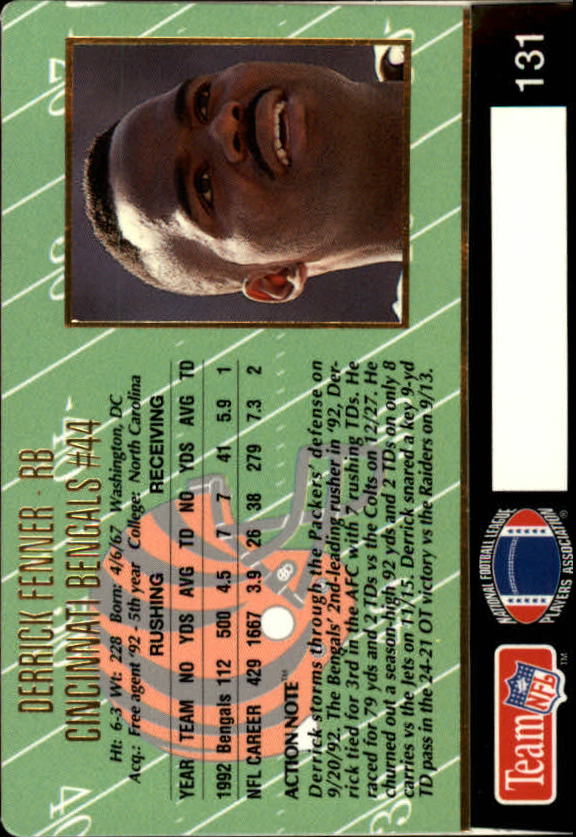 A0633- 1993 Action Packed FB Cards 1-222 +Rookies -You Pick- 15+ FREE US SHIP - Picture 220 of 368