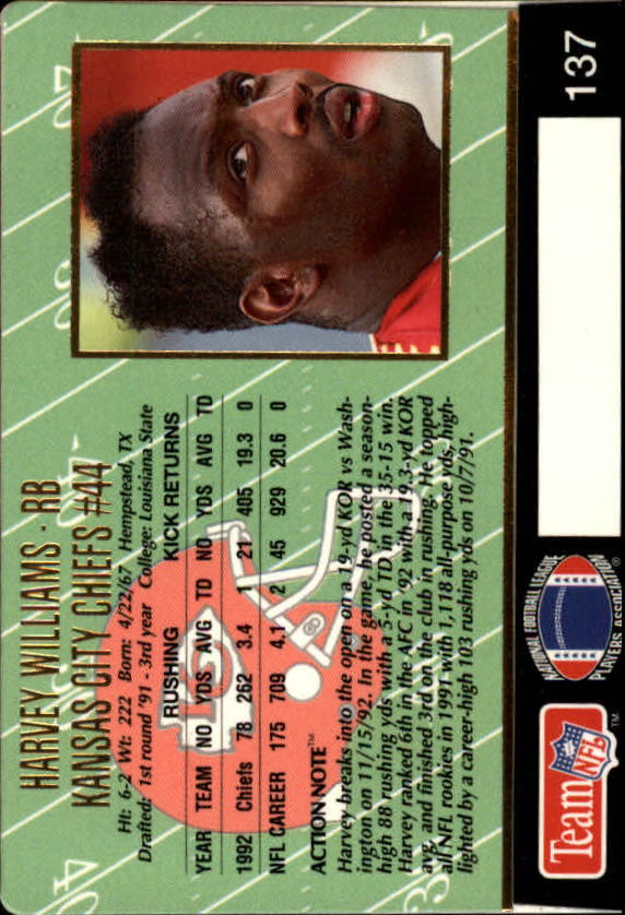 A0633- 1993 Action Packed FB Cards 1-222 +Rookies -You Pick- 15+ FREE US SHIP - Picture 232 of 368