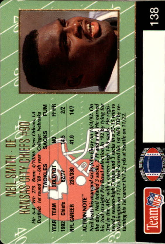 A0633- 1993 Action Packed FB Cards 1-222 +Rookies -You Pick- 15+ FREE US SHIP - Picture 234 of 368