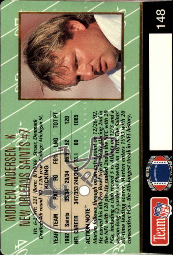 A0633- 1993 Action Packed FB Cards 1-222 +Rookies -You Pick- 15+ FREE US SHIP - Picture 252 of 368