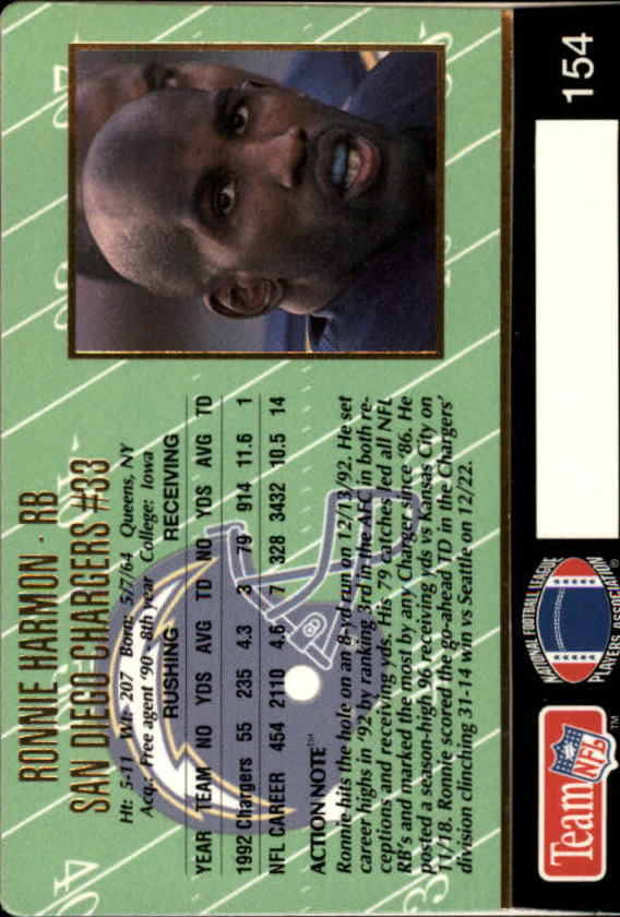 A0633- 1993 Action Packed FB Cards 1-222 +Rookies -You Pick- 15+ FREE US SHIP - Picture 264 of 368