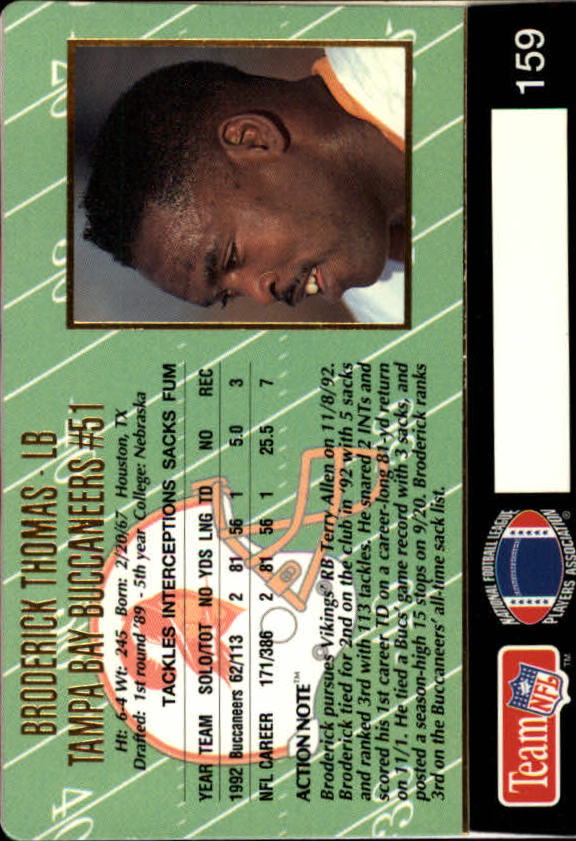 A0633- 1993 Action Packed FB Cards 1-222 +Rookies -You Pick- 15+ FREE US SHIP - Picture 274 of 368