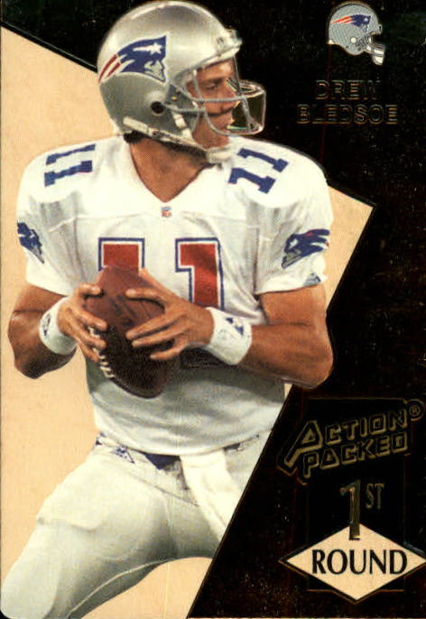 1993 Action Packed #163 Drew Bledsoe RC
